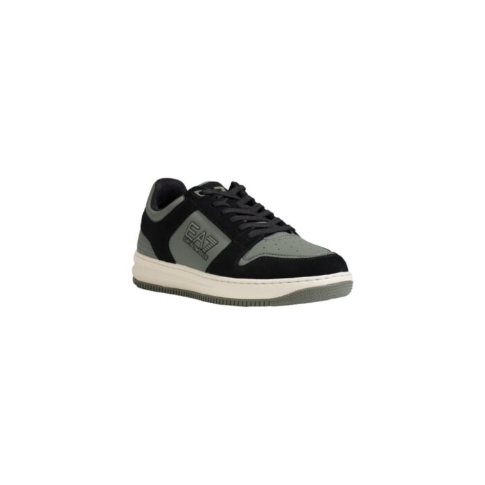 EA7 Emporio Armani Green Polyester Sneaker - Image 2