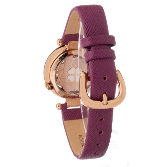 Folli Follie Purple Leather Watch - Image 2