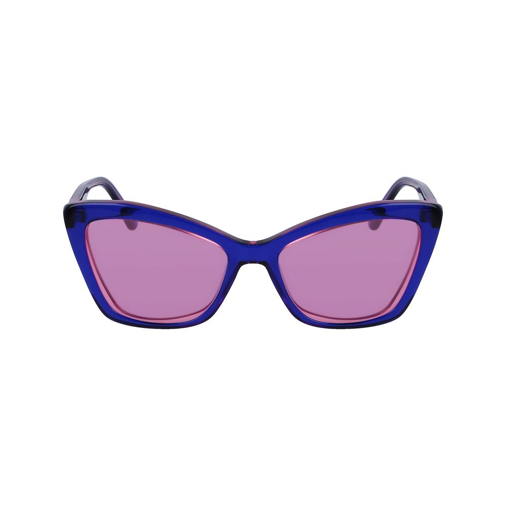Karl Lagerfeld Blue Acetate Sunglasses - Image 2