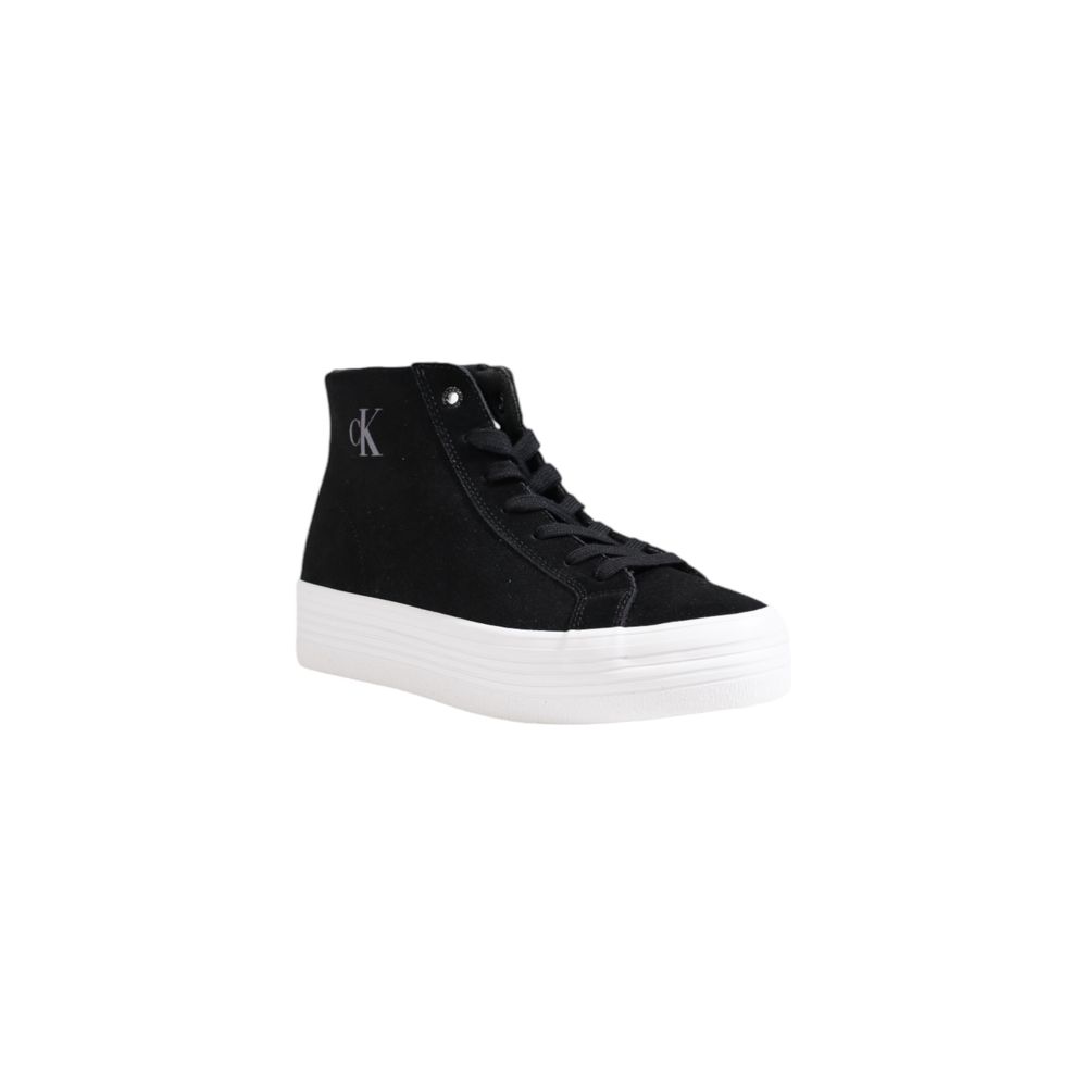 Calvin Klein Jeans Black Suede Leather Sneaker - Image 2