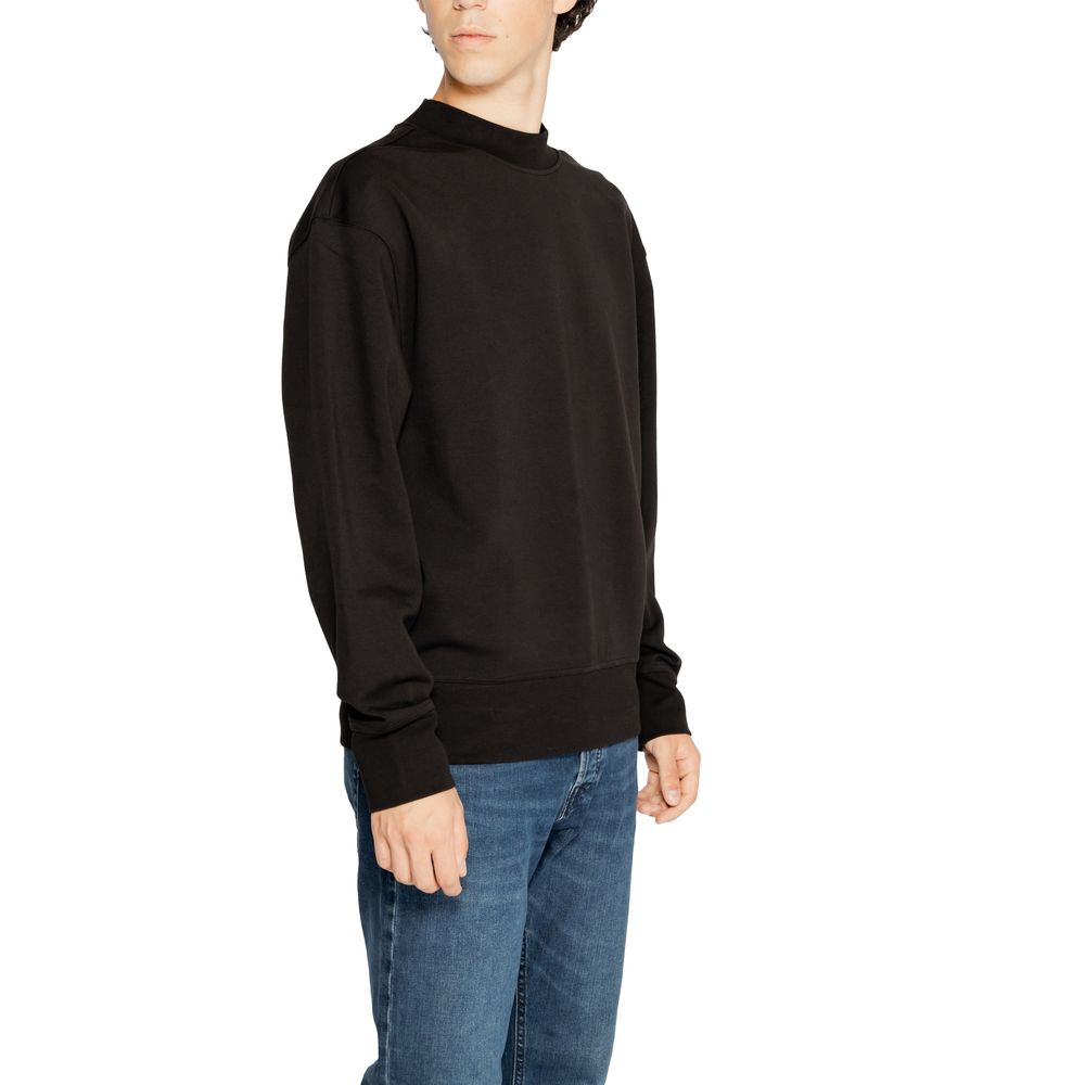 Calvin Klein Jeans Black Recycled Cotton Sweatshirt - Image 4