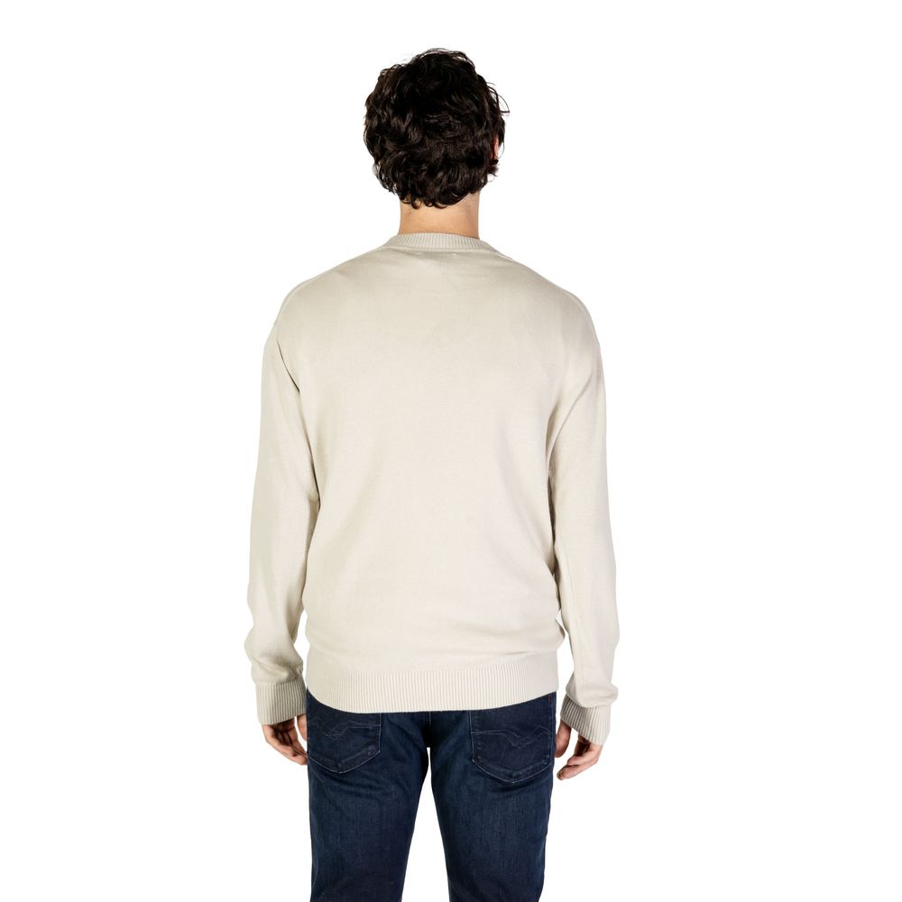 Calvin Klein Jeans Beige Organic Cotton Sweatshirt - Image 2
