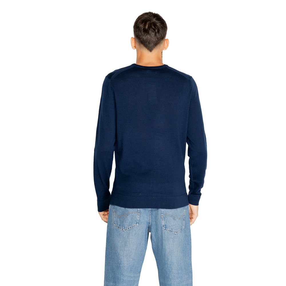 Calvin Klein Blue Recycled Wool Sweatshirt - Image 2