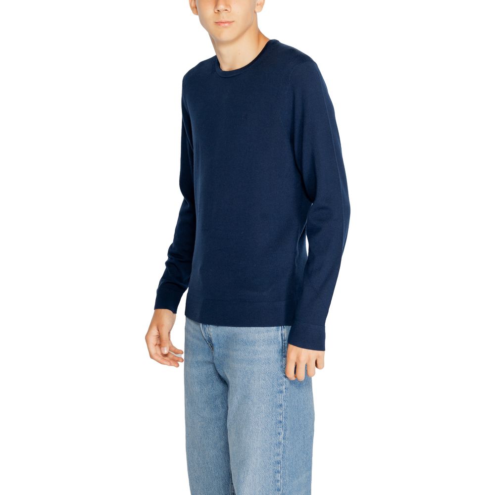 Calvin Klein Blue Recycled Wool Sweatshirt - Image 3