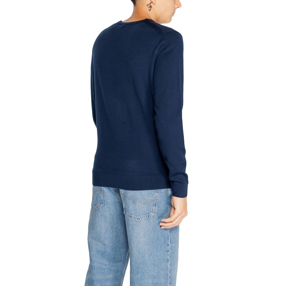 Calvin Klein Blue Recycled Wool Sweatshirt - Image 4