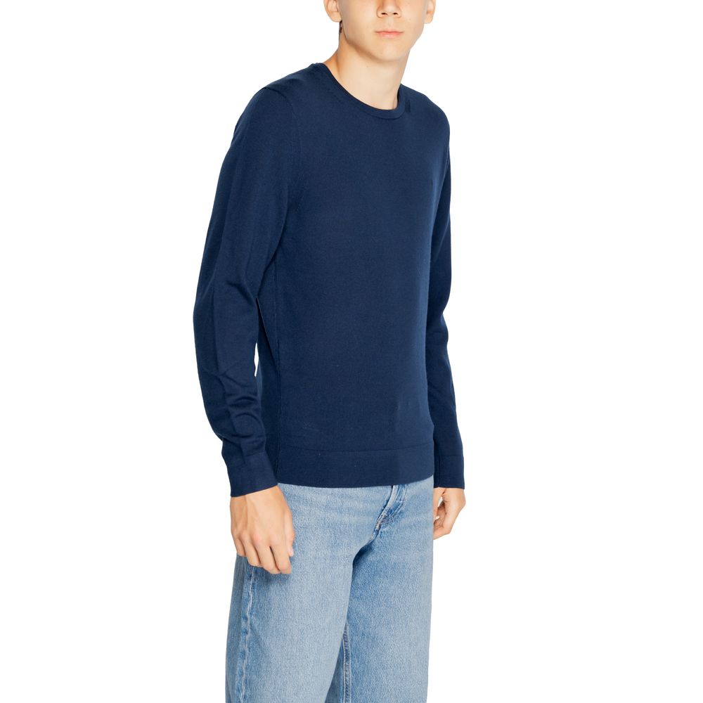 Calvin Klein Blue Recycled Wool Sweatshirt - Image 5