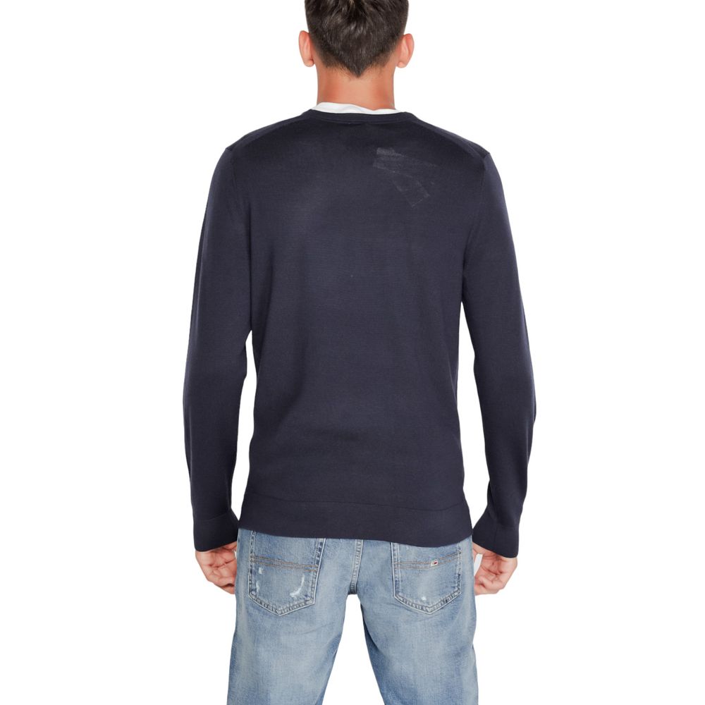 Calvin Klein Blue Recycled Wool Sweatshirt - Image 2