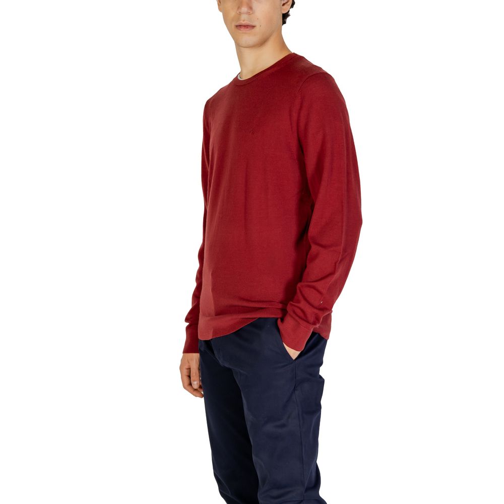 Calvin Klein Bordeaux Recycled Wool Sweatshirt - Image 3