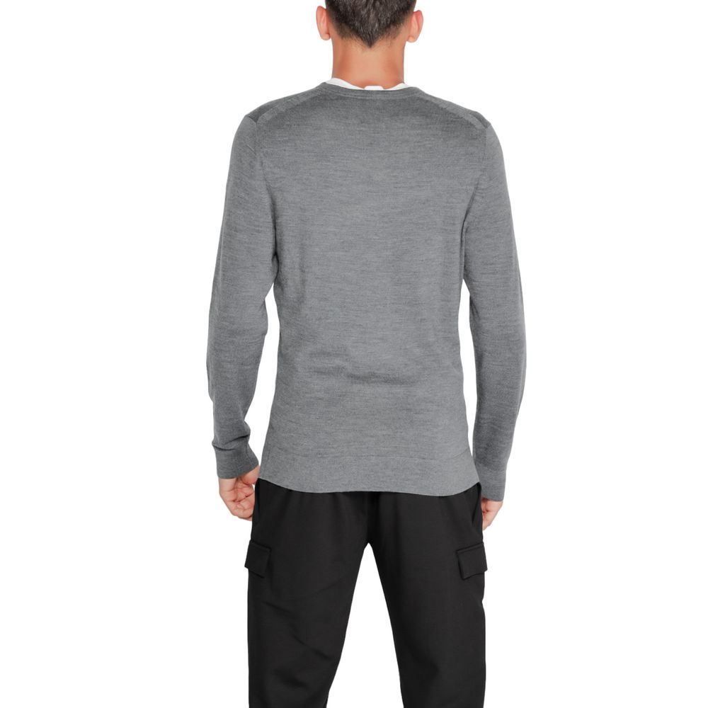 Calvin Klein Gray Recycled Wool Sweatshirt - Image 2