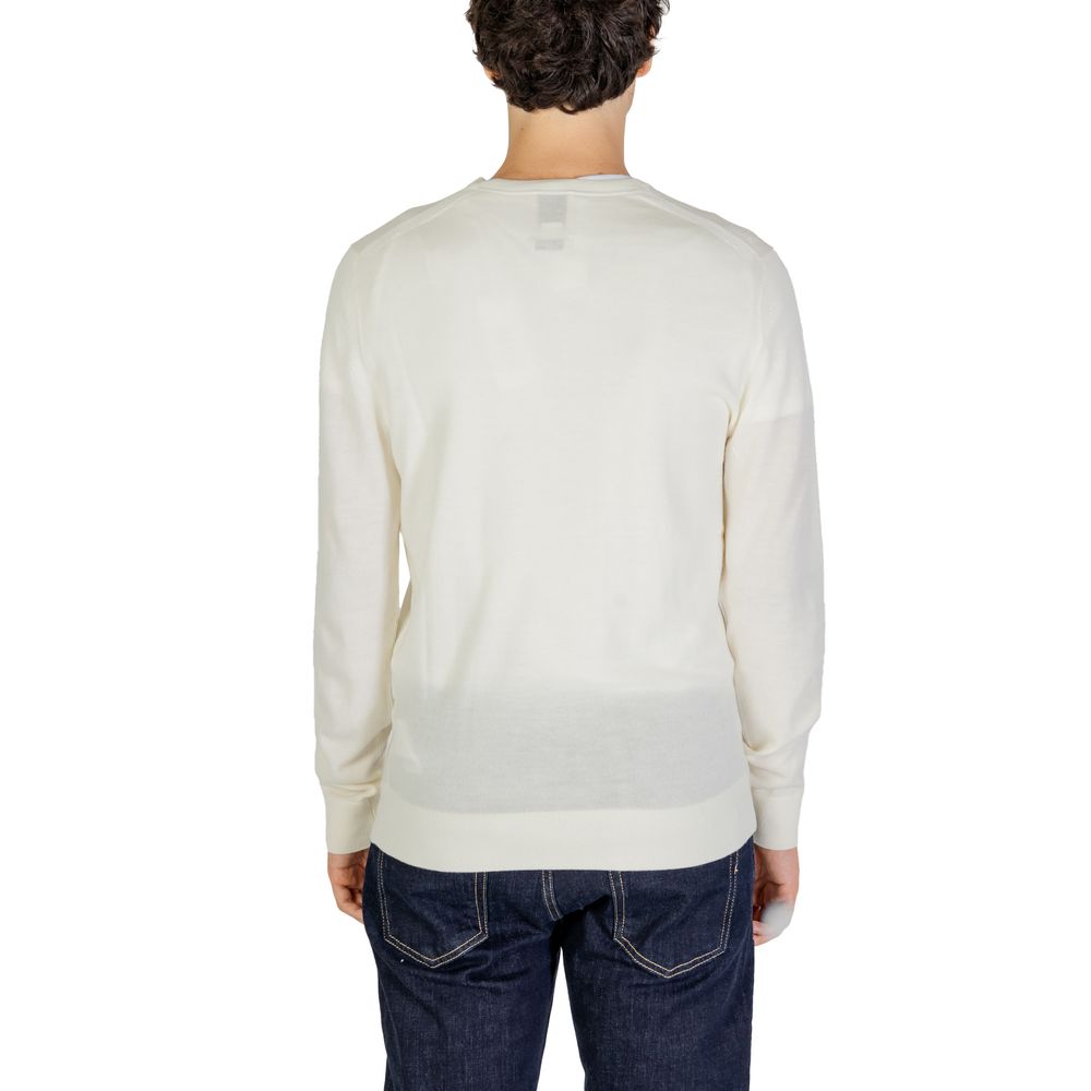 Calvin Klein Cream Recycled Wool Sweatshirt - Image 2