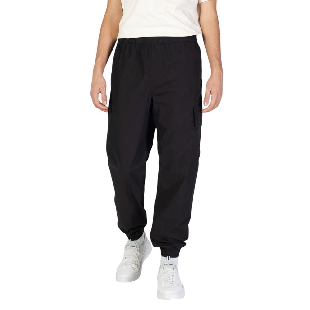 Calvin Klein Jeans Black Cotton Joggers Workout Pant - Image 2