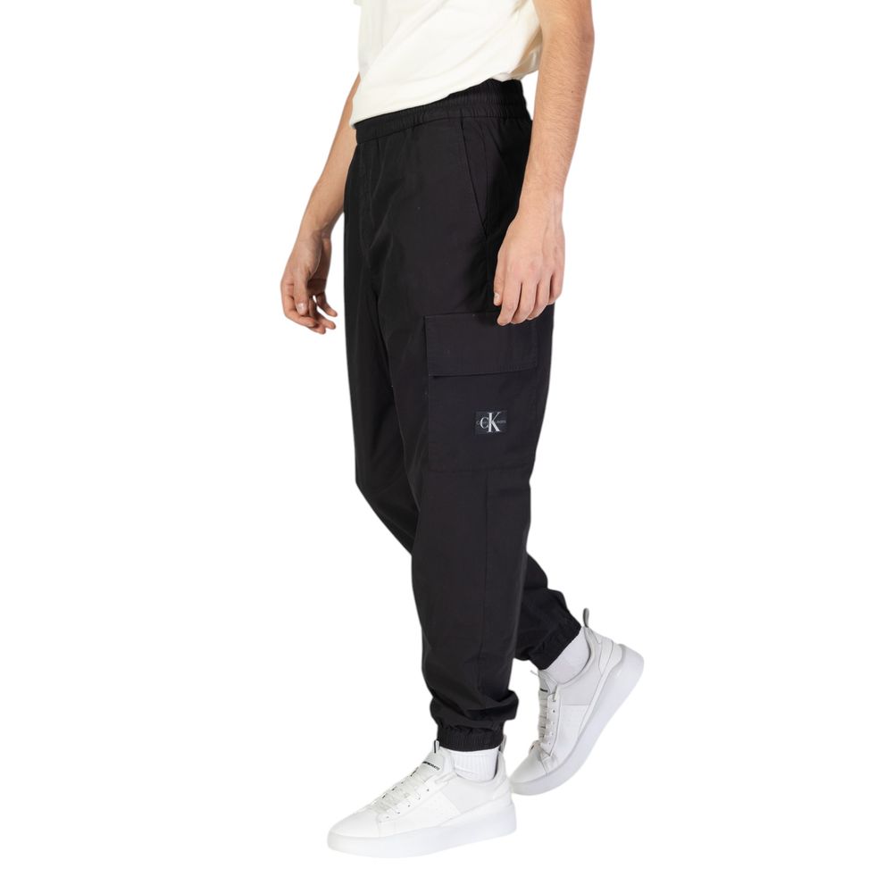 Calvin Klein Jeans Black Cotton Joggers Workout Pant - Image 3