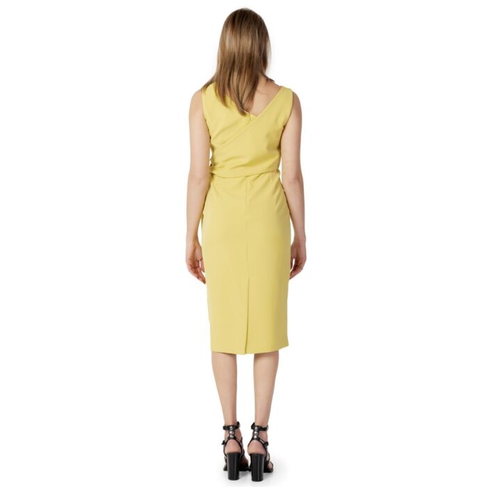 Sandro Ferrone Yellow Polyester Dress - Image 2