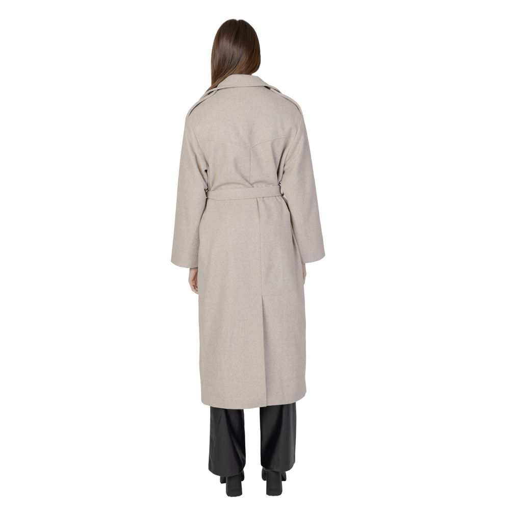 Only Beige Polyester Coat - Image 2