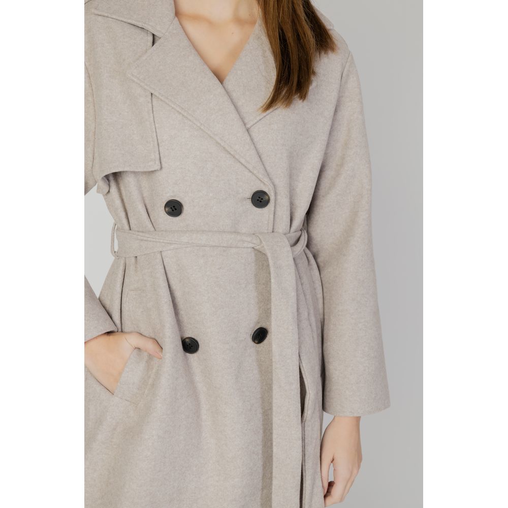 Only Beige Polyester Coat - Image 5