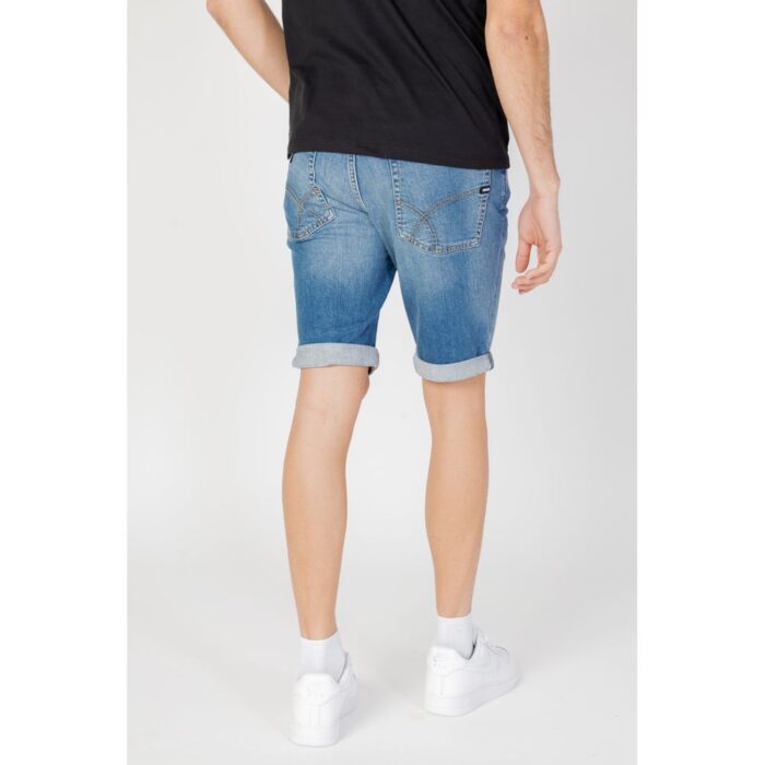 Gas Blue Cotton Short - Image 3