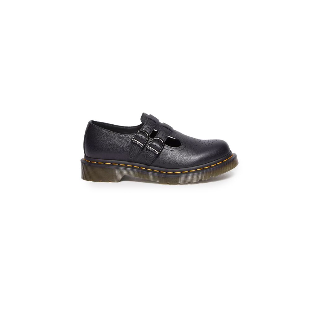 Dr. Martens Black Leather Platform