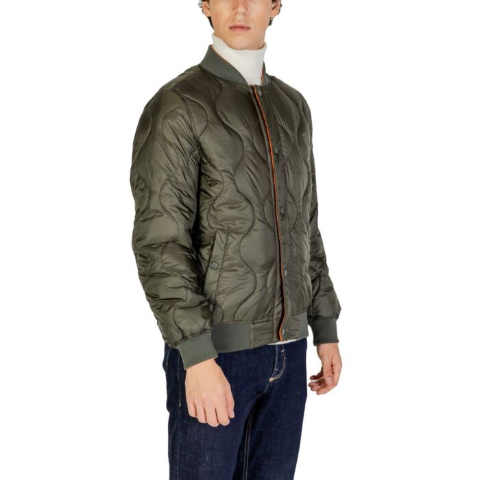 Gianni Lupo Green Polyamide Jacket - Image 4