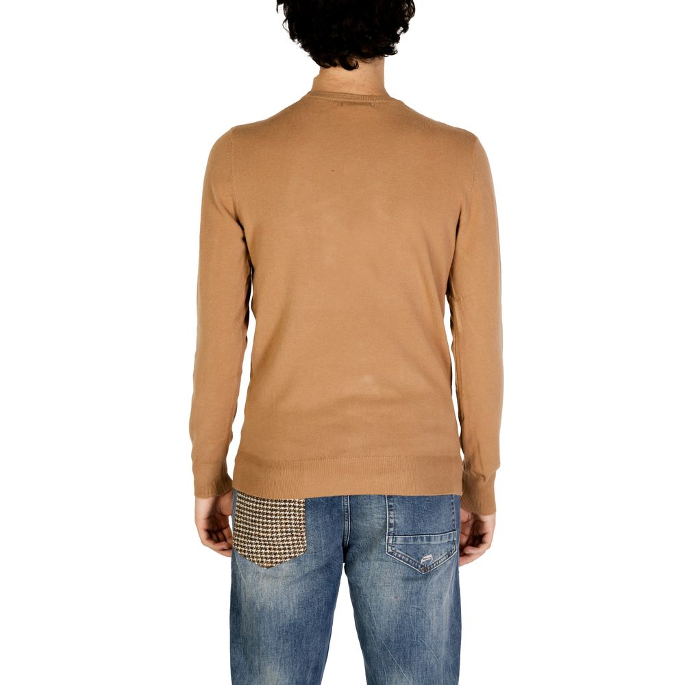 Gianni Lupo Brown Polyester Sweater - Image 2