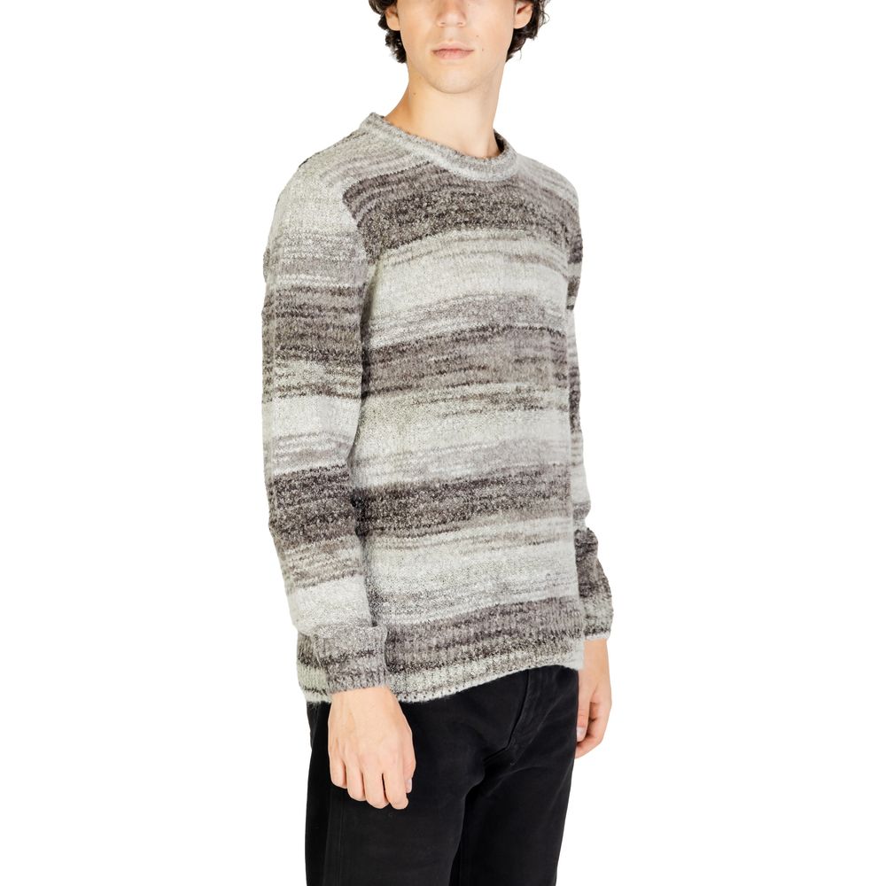 Gianni Lupo Gray Polyacrylic Sweatshirt - Image 4