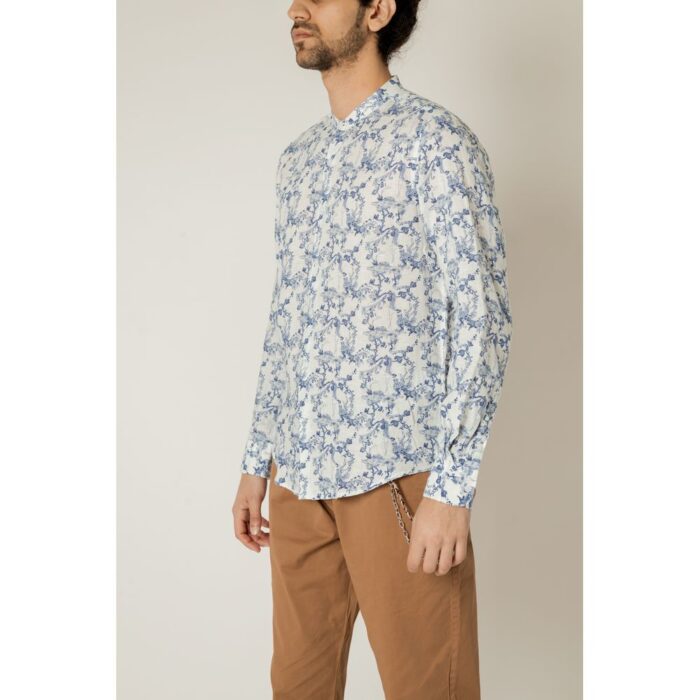 Gianni Lupo Blue Linen Shirt - Image 5