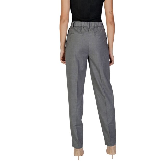 Vila Clothes Gray Polyester Jeans & Pant - Image 4