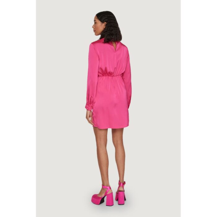 Vila Clothes Pink Polyester Dress - Image 5