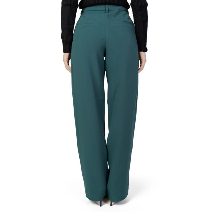 Vila Clothes Green Recycled Polyester Jeans & Pant - Image 2