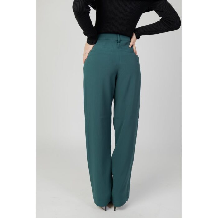 Vila Clothes Green Recycled Polyester Jeans & Pant - Image 3