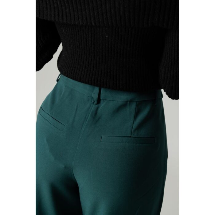 Vila Clothes Green Recycled Polyester Jeans & Pant - Image 4