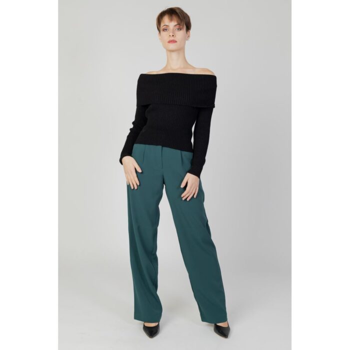 Vila Clothes Green Recycled Polyester Jeans & Pant - Image 5