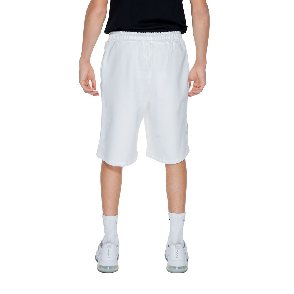 Underclub White Cotton Bermuda - Image 2