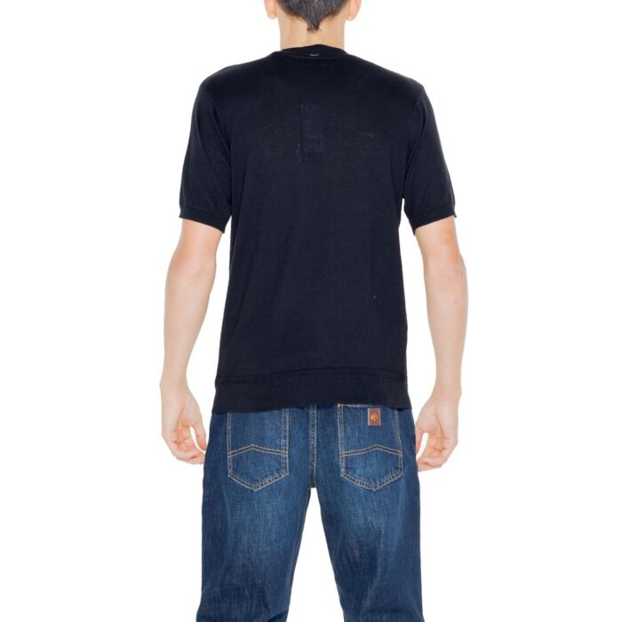 Hamaki-Ho Black Cotton T-Shirt - Image 2