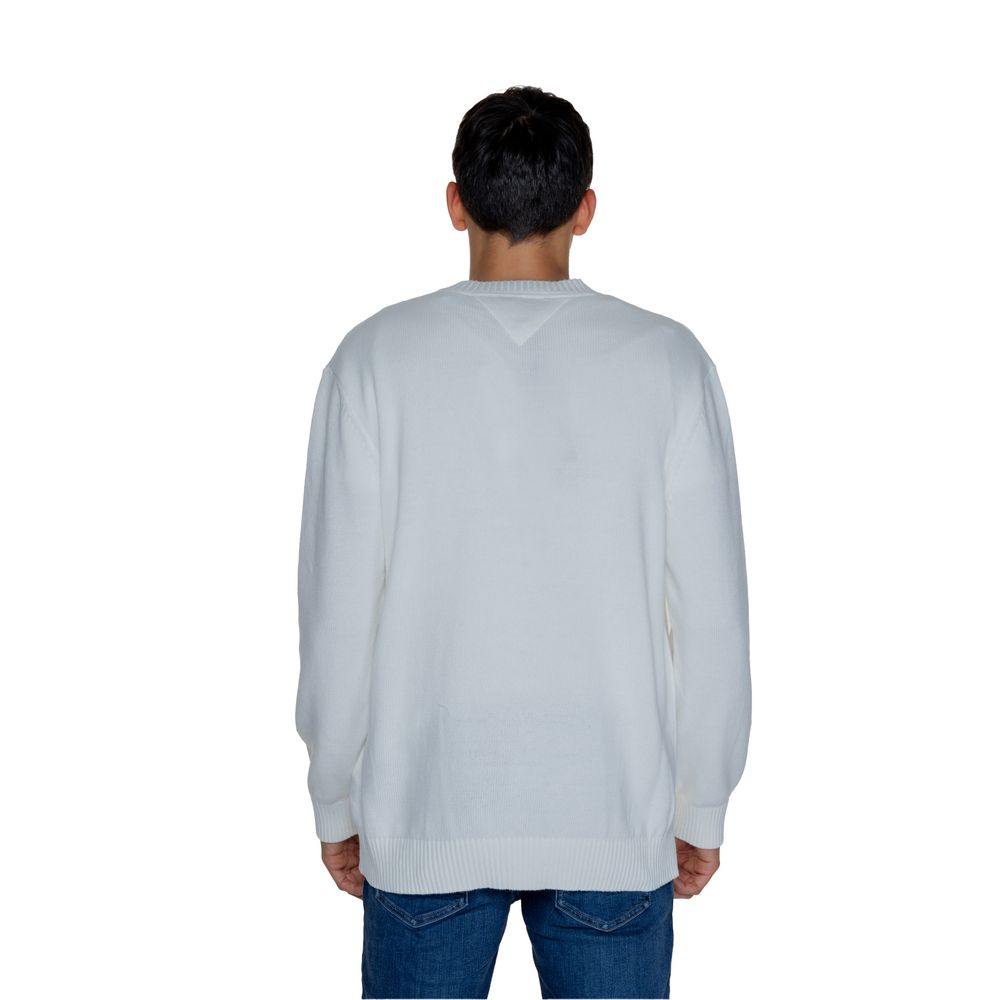 Tommy Hilfiger Jeans White Cotton Sweatshirt - Image 2