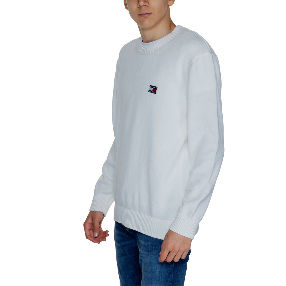 Tommy Hilfiger Jeans White Cotton Sweatshirt - Image 3