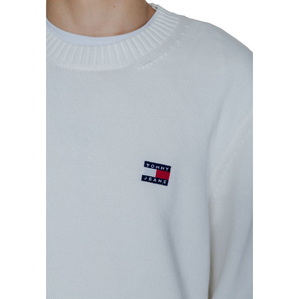 Tommy Hilfiger Jeans White Cotton Sweatshirt - Image 4