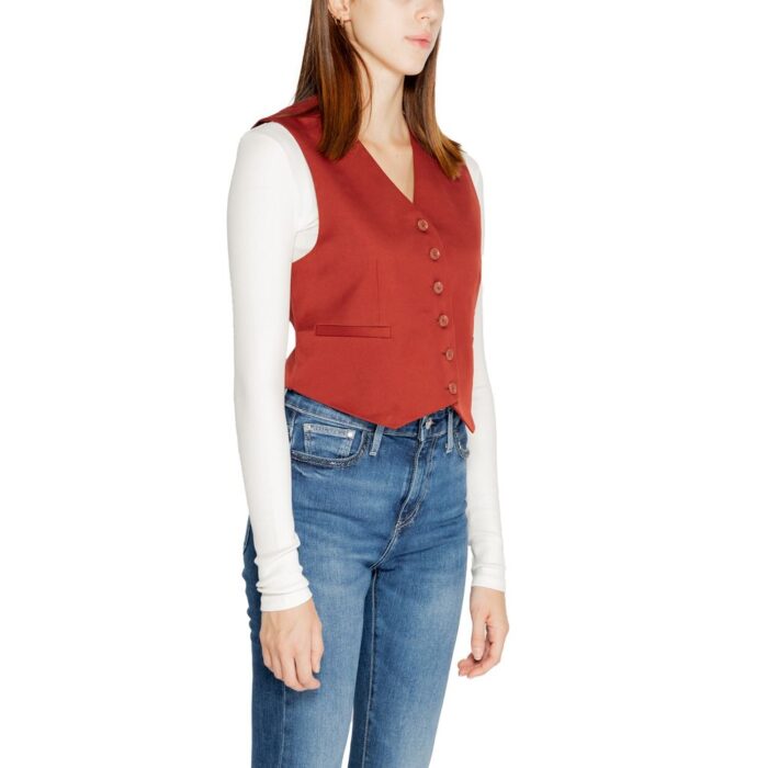 Vero Moda Red Polyester Vest - Image 4