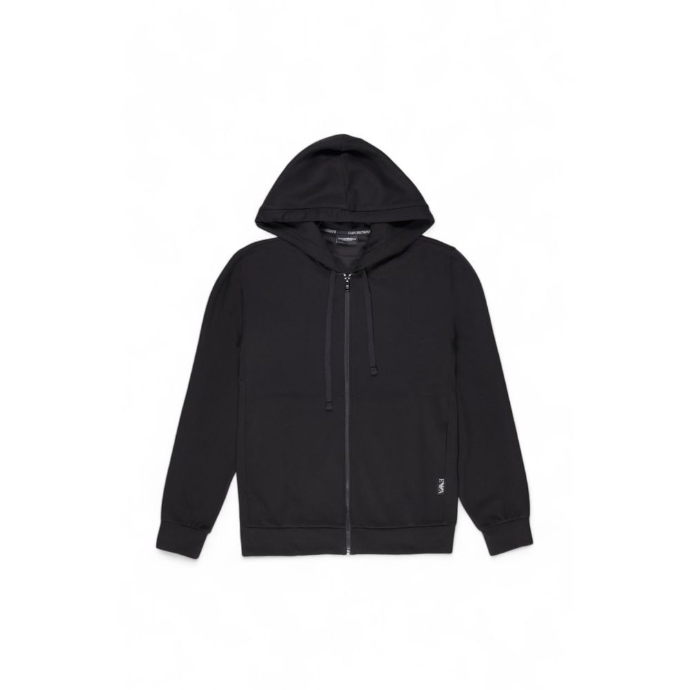 Emporio Armani Underwear Black Polyester Hoody