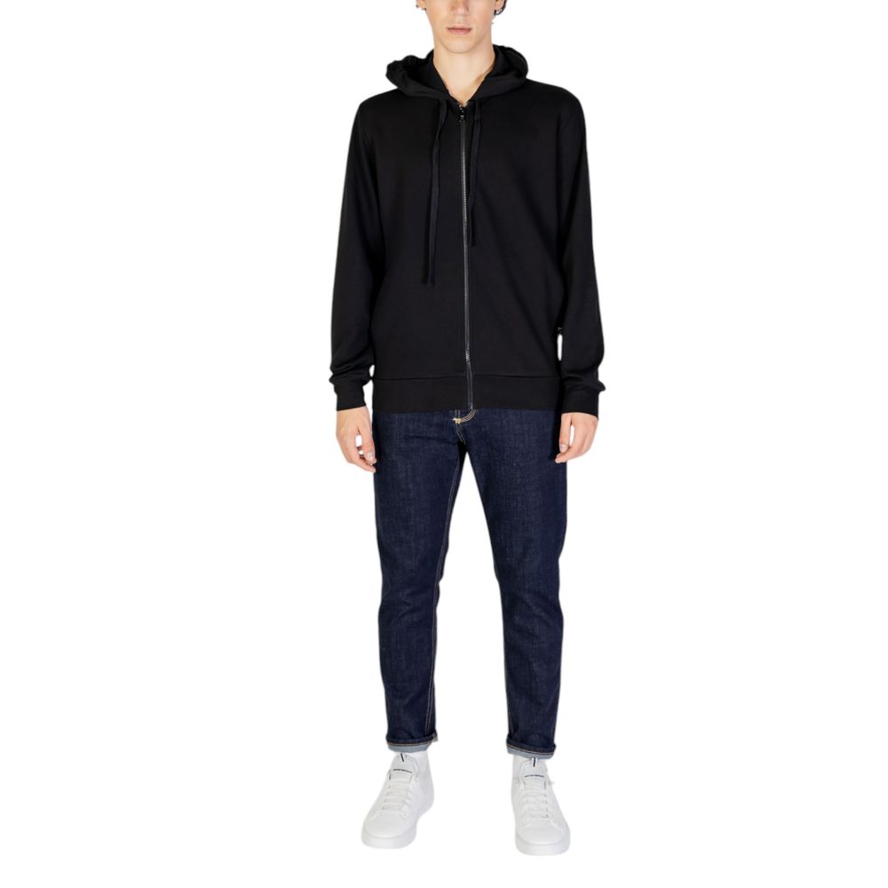 Emporio Armani Underwear Black Polyester Hoody - Image 3