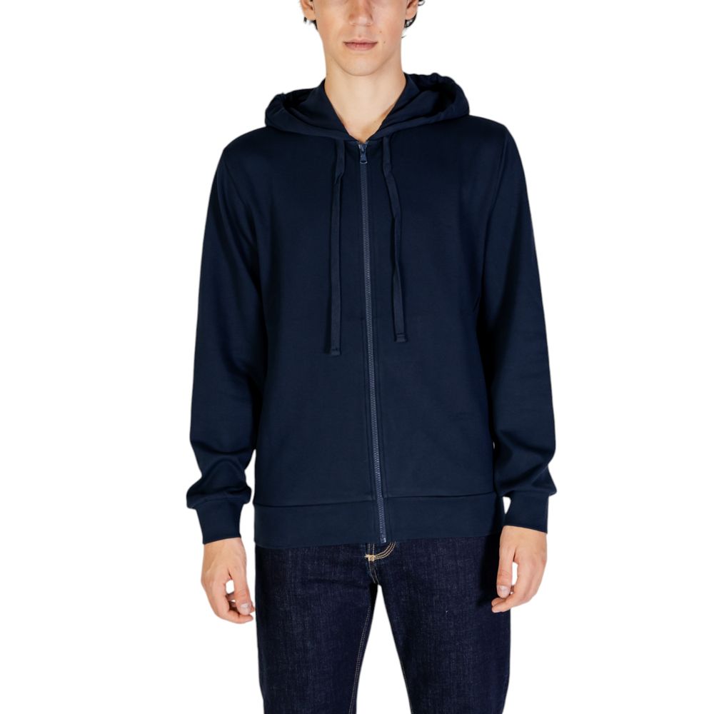 Emporio Armani Underwear Blue Polyester Hoody - Image 2