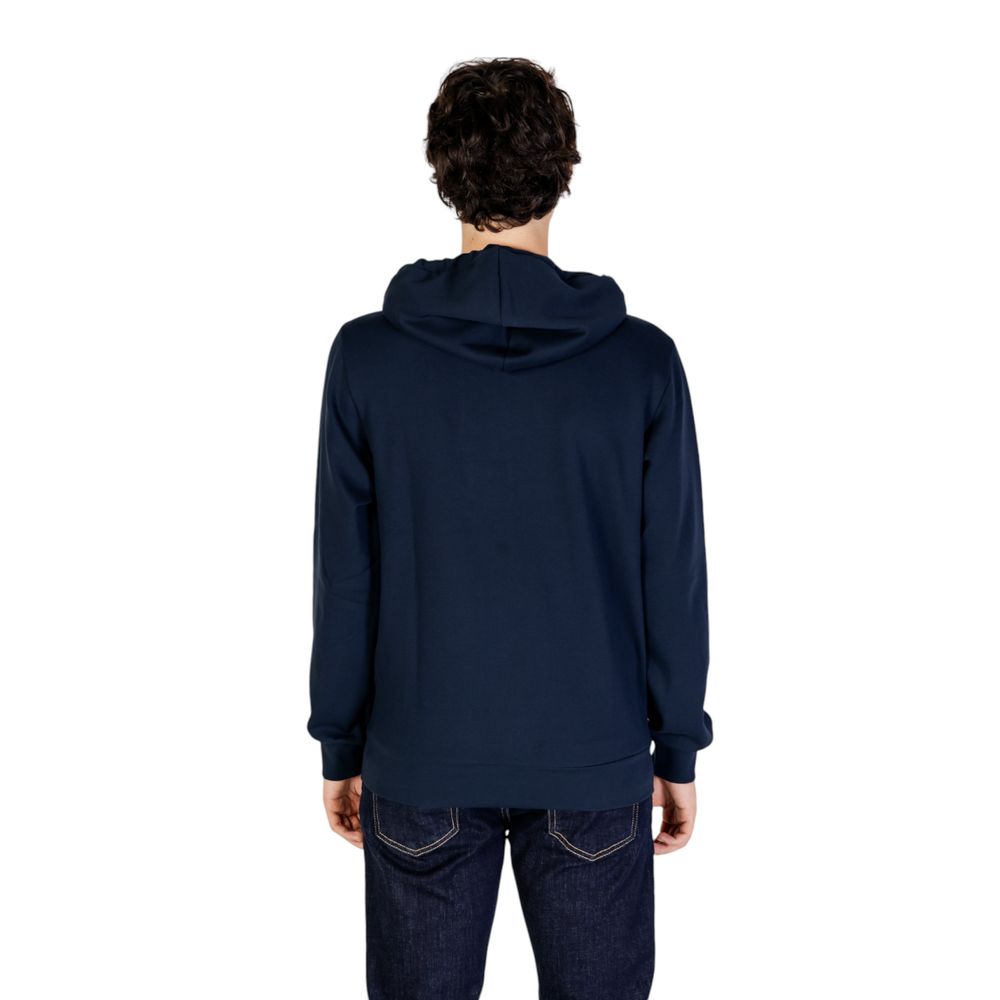 Emporio Armani Underwear Blue Polyester Hoody - Image 5