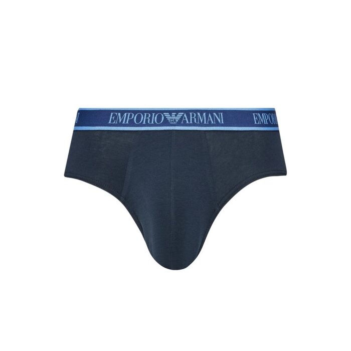 Emporio Armani Underwear Blue Cotton Underwear - Image 5