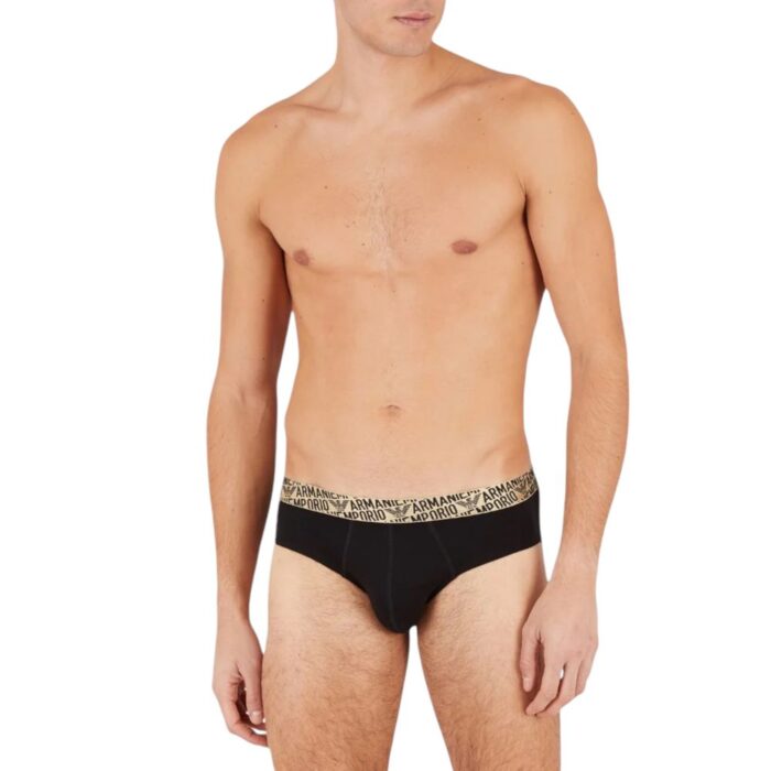 Emporio Armani Underwear Bicolor Cotton Underwear - Image 4