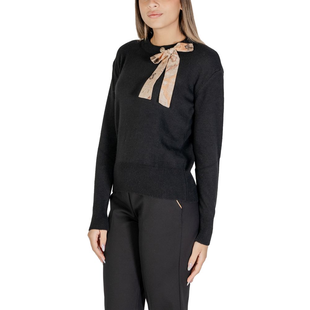 Alviero Martini Prima Classe Black Polyester Sweater - Image 4