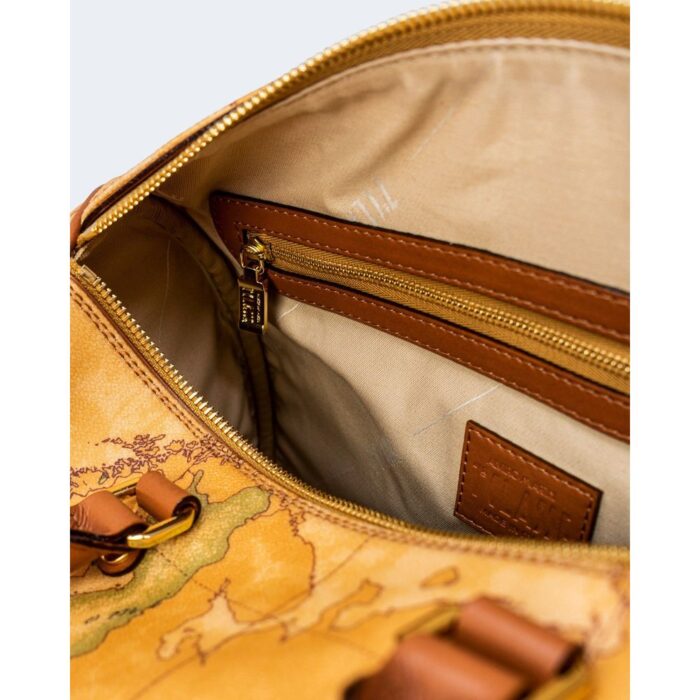 Alviero Martini Prima Classe Beige Leather Handbag - Image 4