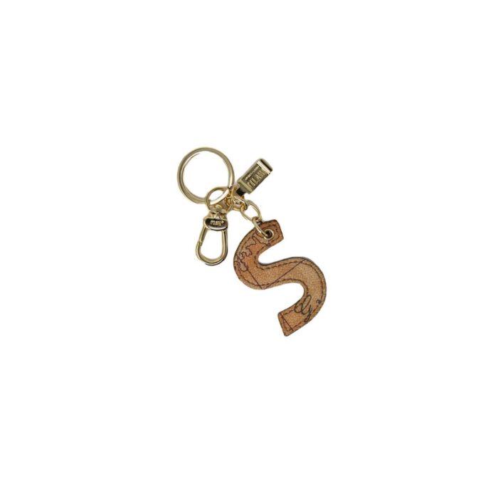 Alviero Martini Prima Classe Beige Cotton Keychain - Image 2