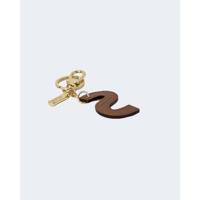 Alviero Martini Prima Classe Beige Cotton Keychain - Image 3