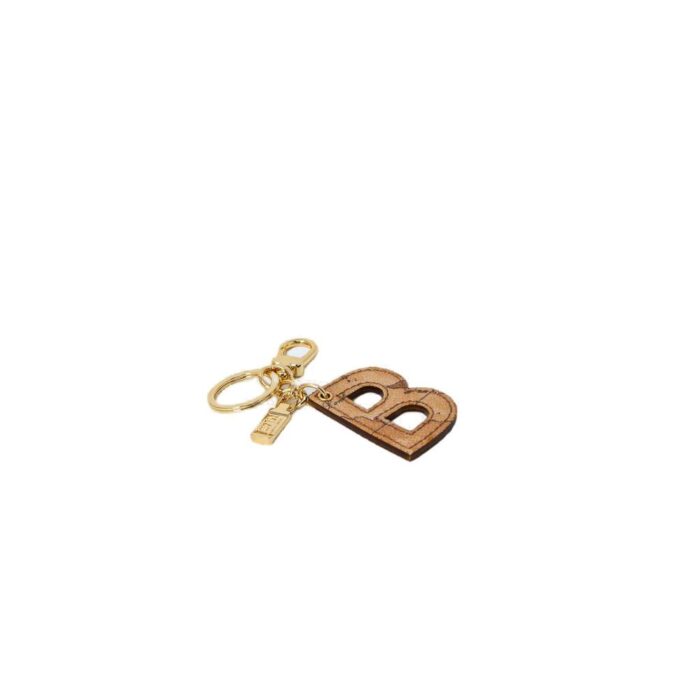 Alviero Martini Prima Classe Beige Cotton Keychain - Image 2