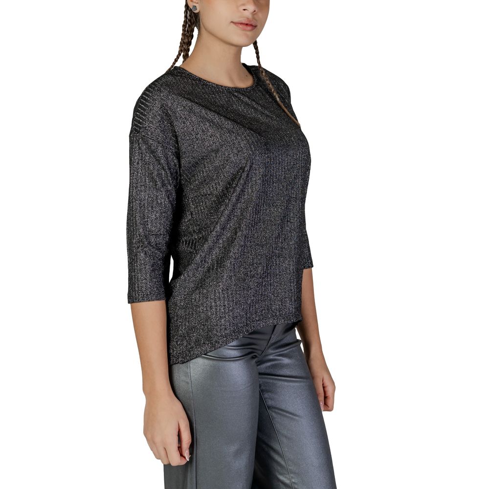 Vero Moda Bicolor Recycled Polyester Long Sleeve T-Shirt - Image 3