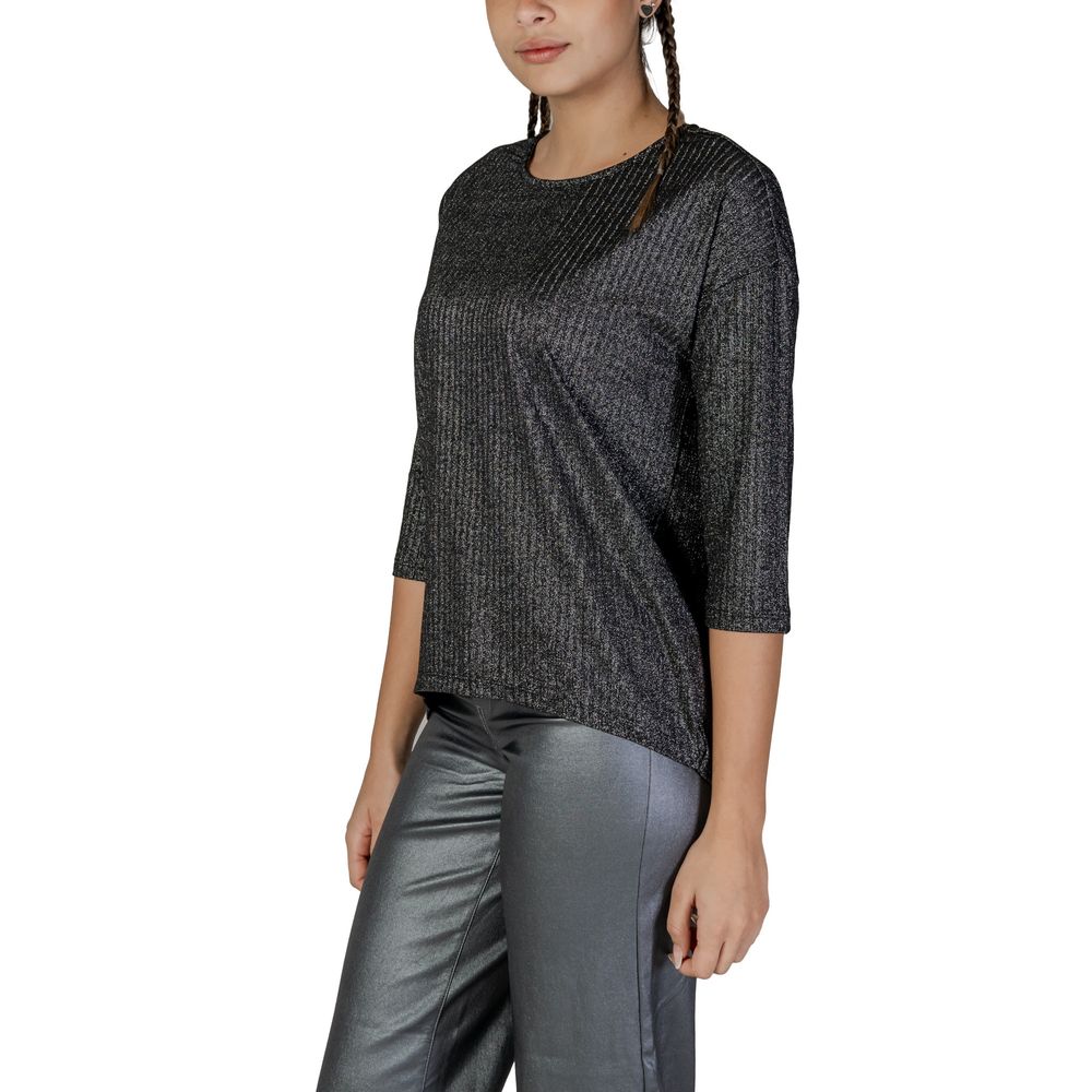 Vero Moda Bicolor Recycled Polyester Long Sleeve T-Shirt - Image 4